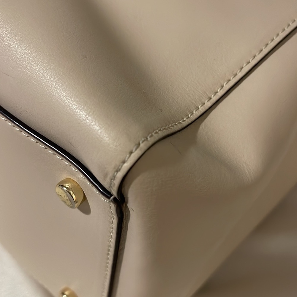 Kate Spade Laurel Magnolia Park Cream Satchel Crossbody Detachable Strap - Picture 11 of 16